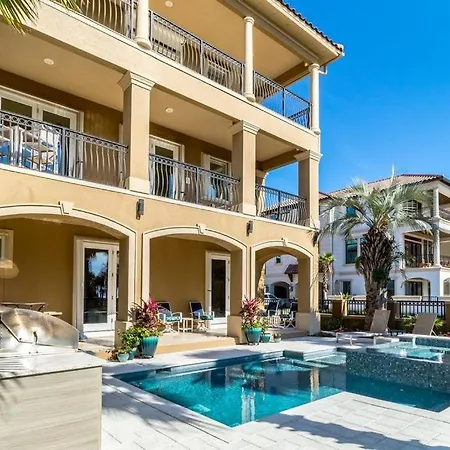 Villa Gulf Views - Private Pool Hot Tub - Elevator